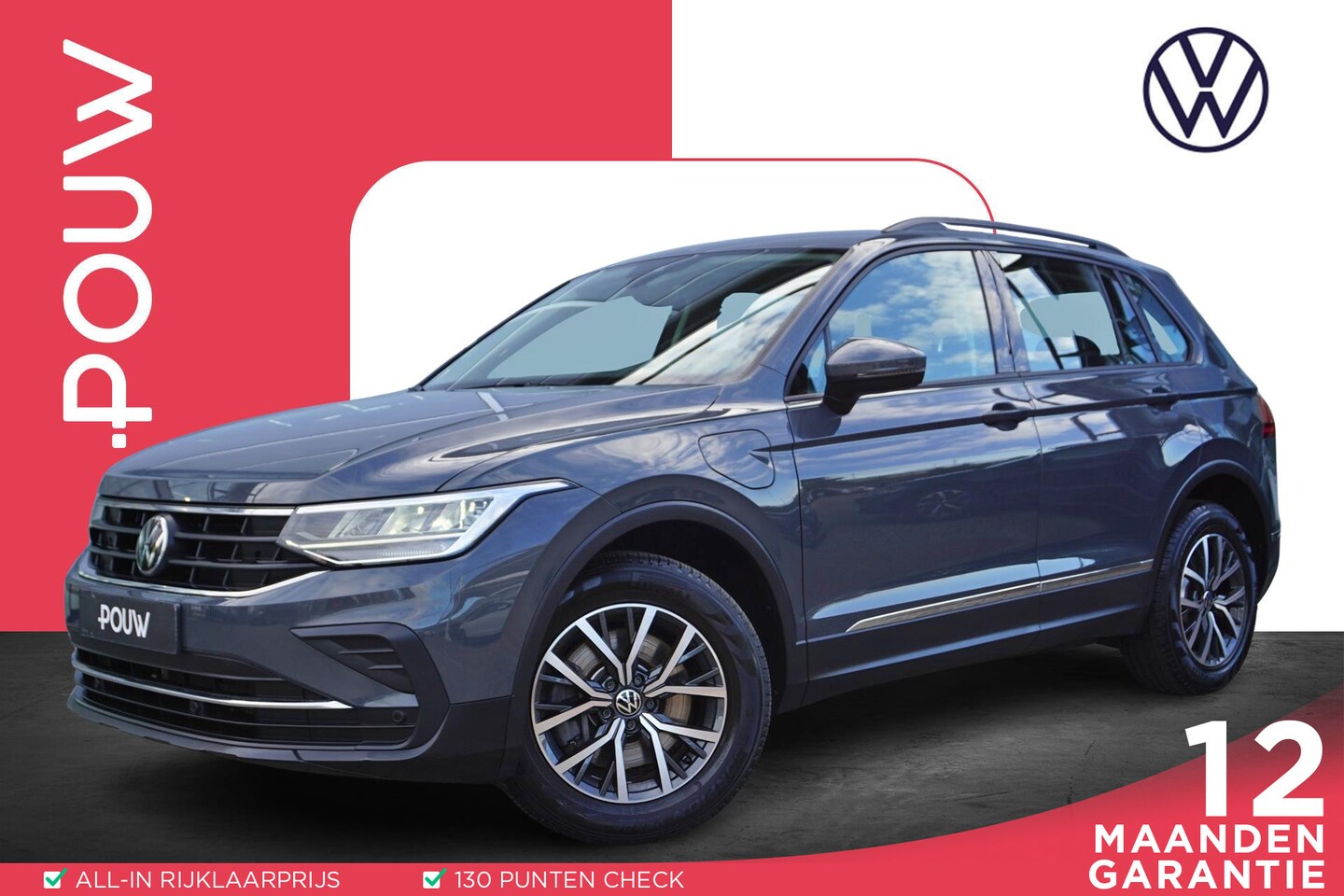 Volkswagen Tiguan - 1.4 TSI 245pk eHybrid Life | Navigatie | Stoelverwarming | Adaptive Cruise - AutoWereld.nl