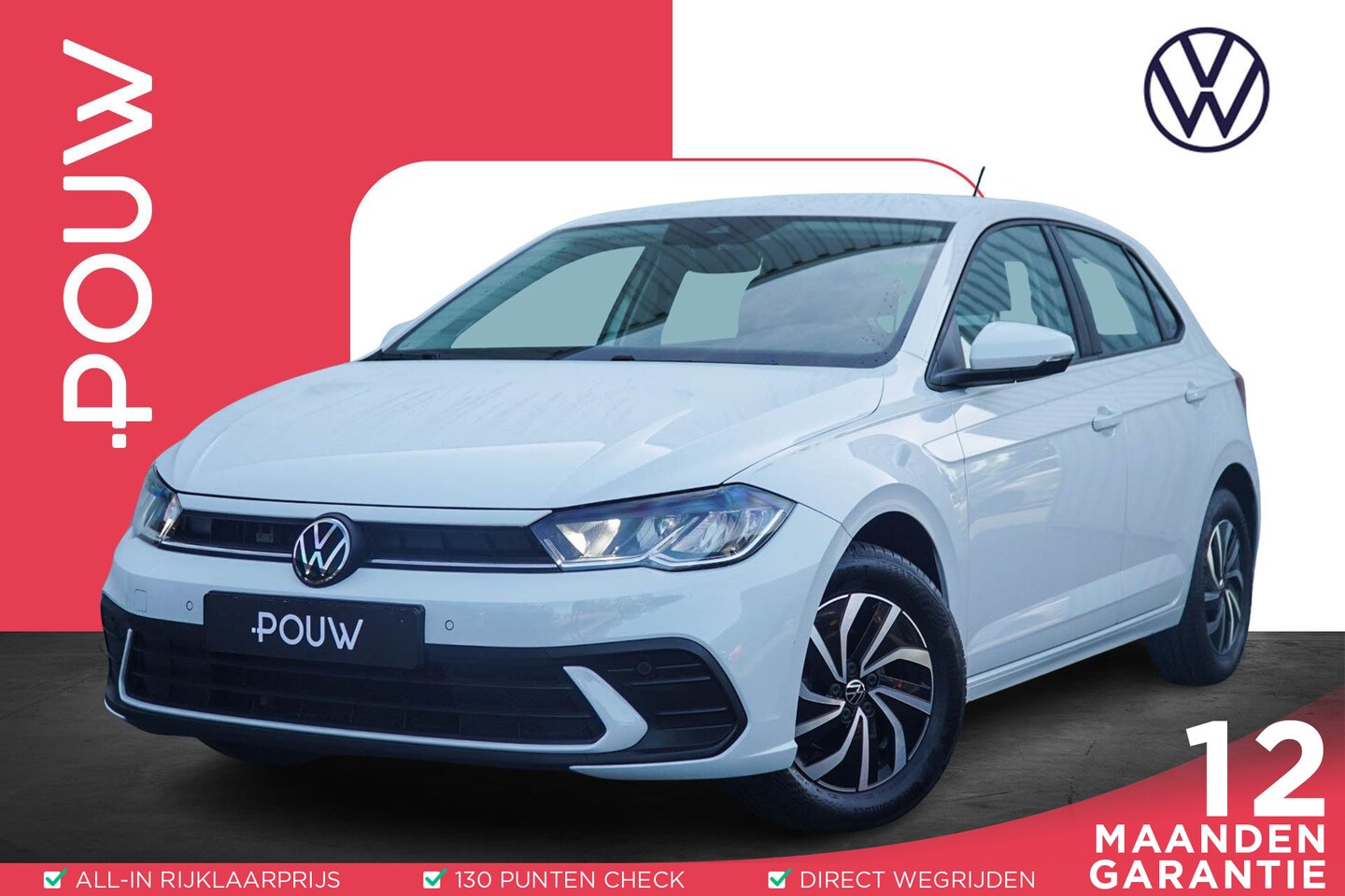 Volkswagen Polo - 1.0 TSI 95pk Life | Achteruitrijcamera | Apple CarPlay / Android Auto - AutoWereld.nl