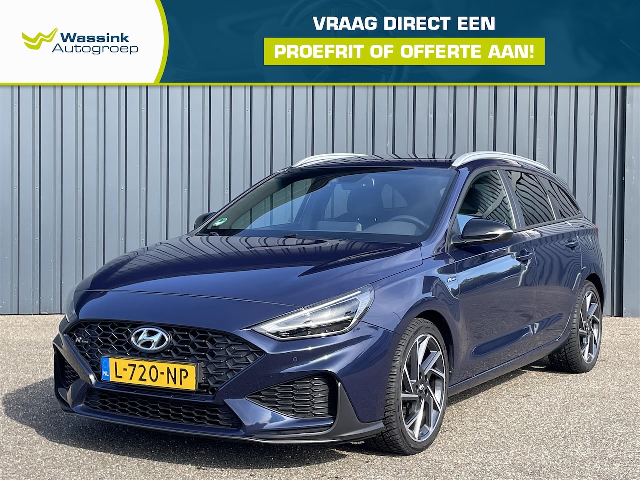 Hyundai i30 - 1.5 T-GDI 48V 160pk N Line I Carplay I Navigatie I Camera I Parkeersensoren I Elektrische - AutoWereld.nl