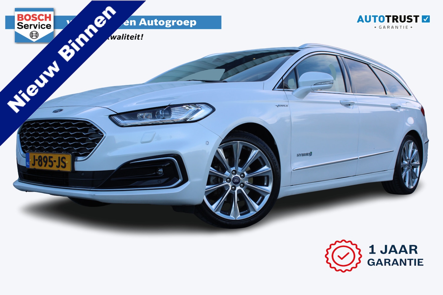 Ford Mondeo Wagon - 2.0 IVCT HEV Vignale | Incl. 12 maanden garantie | Stoelverwaming voor + achter | Stuurver - AutoWereld.nl