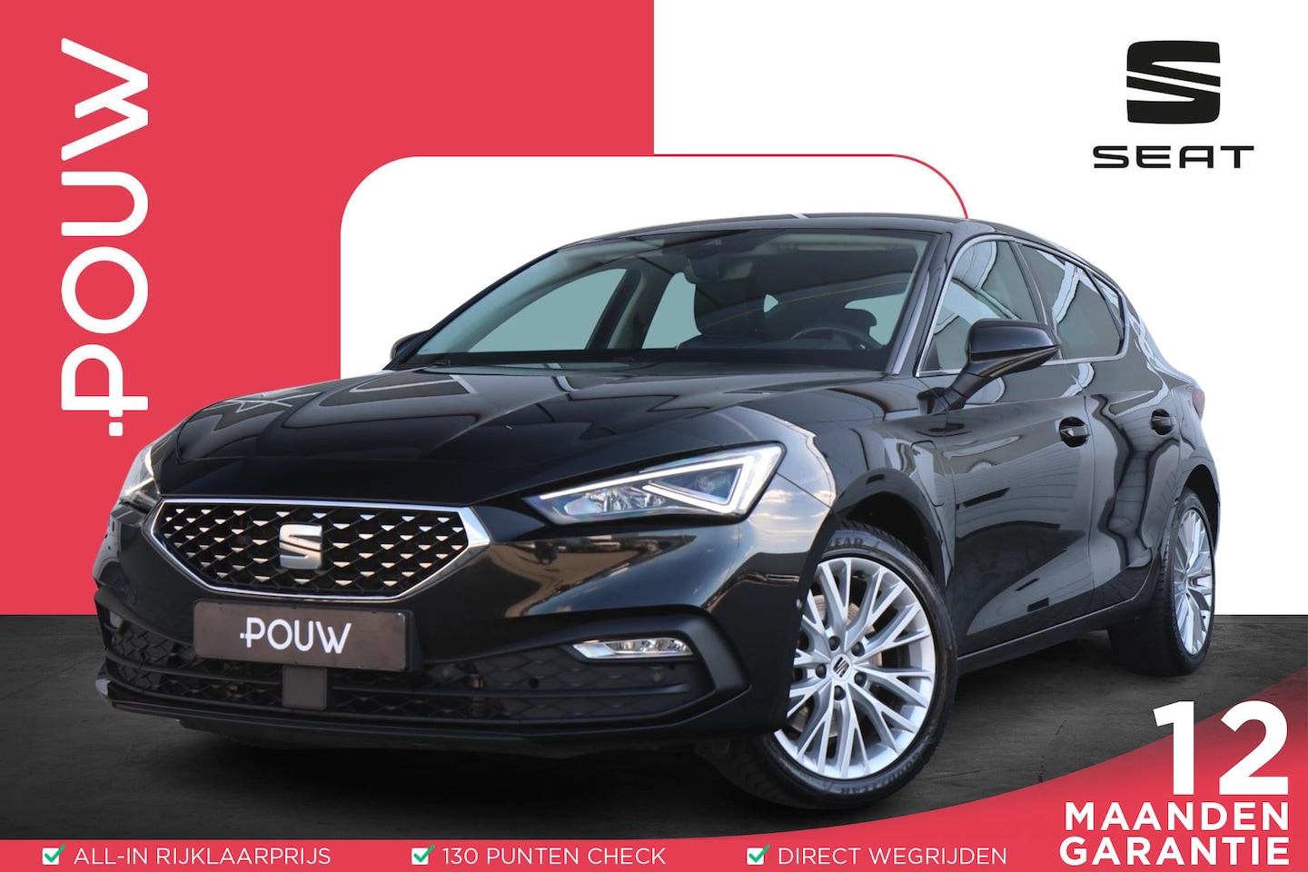 SEAT Leon - 1.4 eHybrid 204pk DSG PHEV Excellence | SoH 95% | Navigatie | Stoelverwarming | Achteruitr - AutoWereld.nl