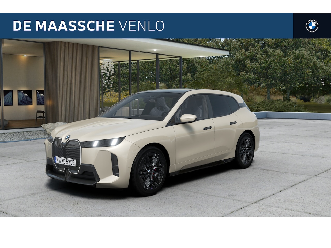 BMW iX - xDrive45 M Sport / Panoramadak Sky Lounge / Trekhaak / M Multifunctionele Stoelen / Parkin - AutoWereld.nl