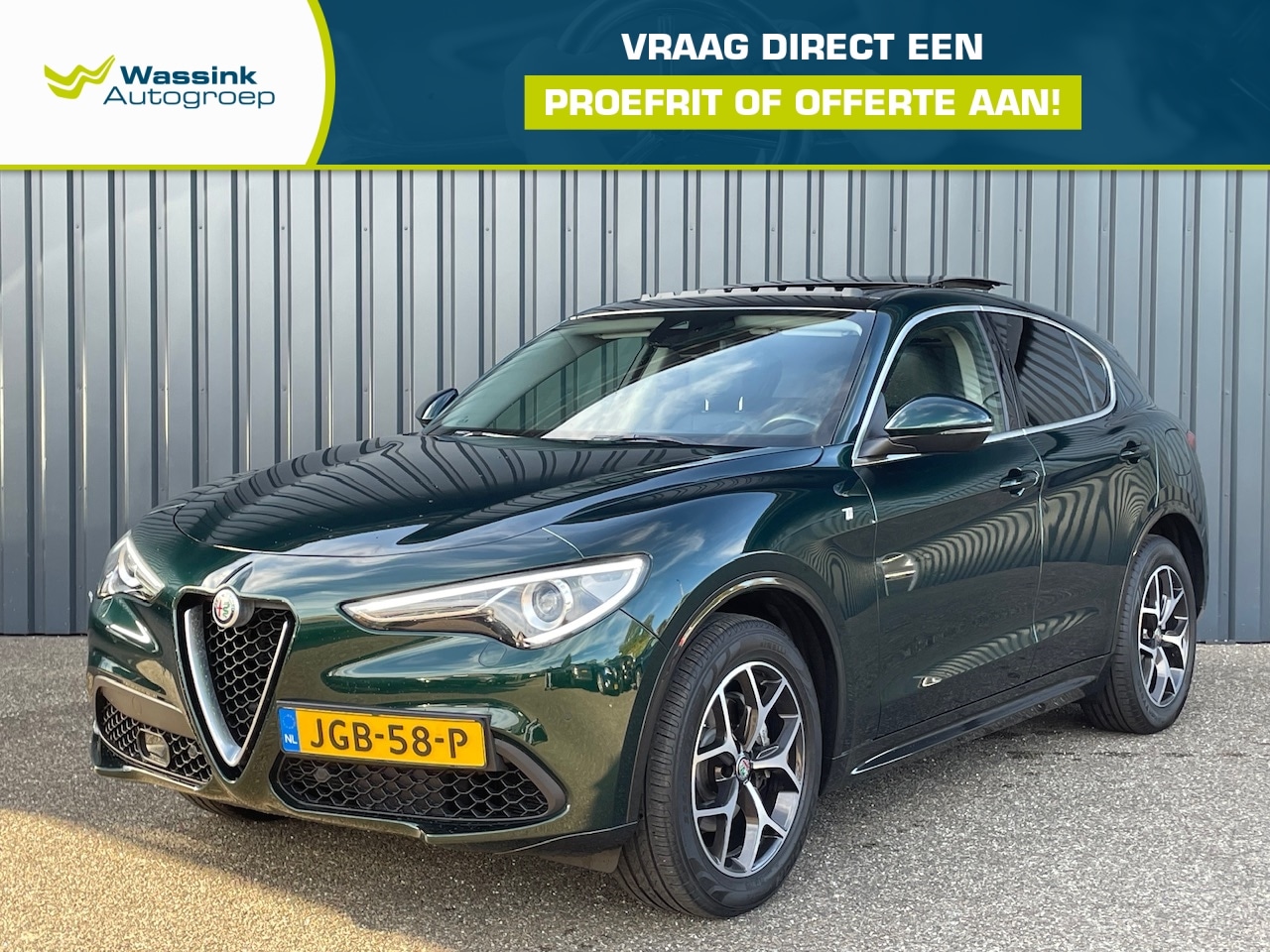 Alfa Romeo Stelvio - 2.0 GME 280pk Aut AWD Veloce Ti I Carplay I Navigatie I Camera I Parkeersensoren - AutoWereld.nl