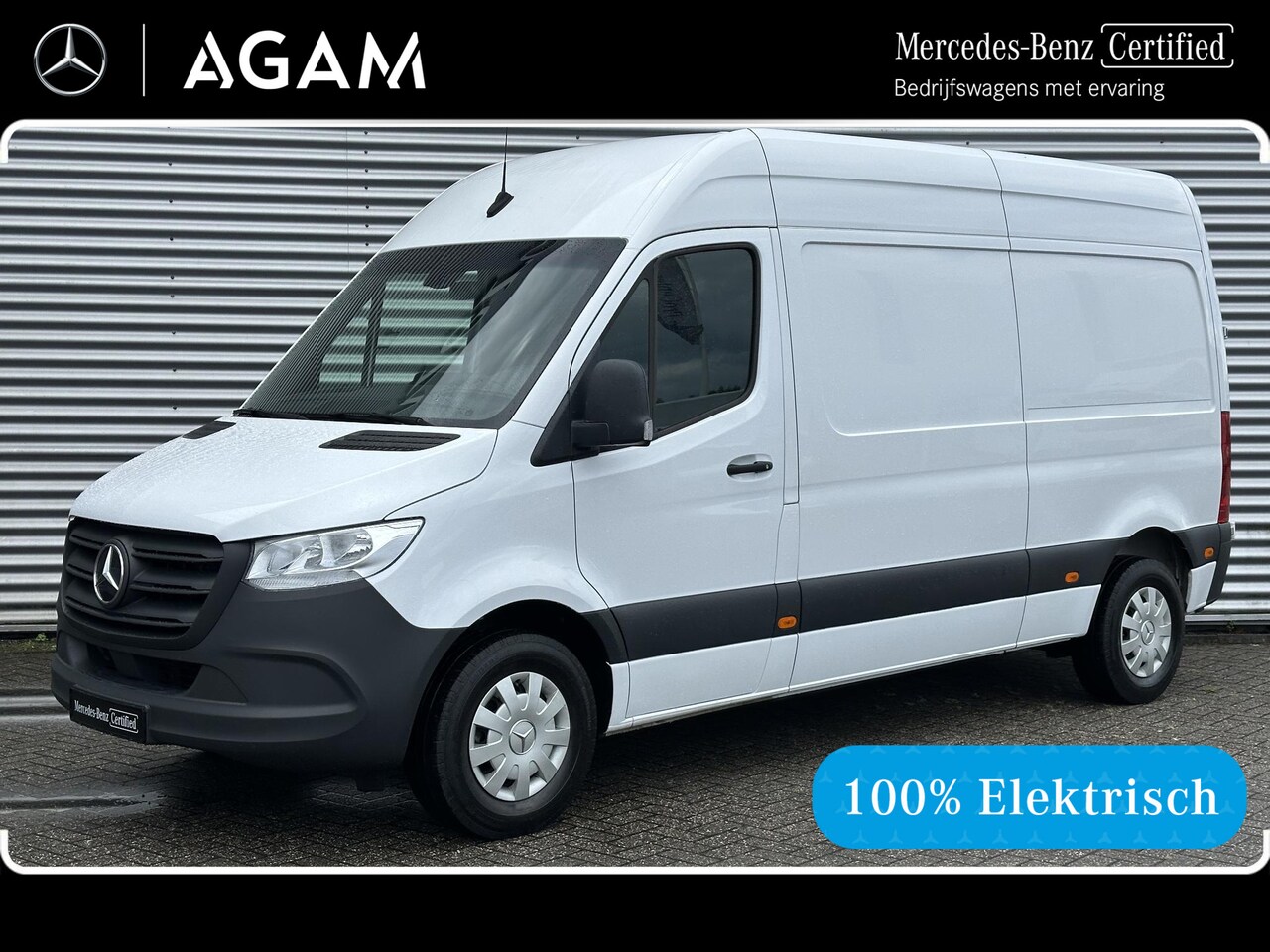 Mercedes-Benz eSprinter - eSprinter L2H2 Snelladen Leer Camera Airco 41kWh 100% Elektrisch - AutoWereld.nl