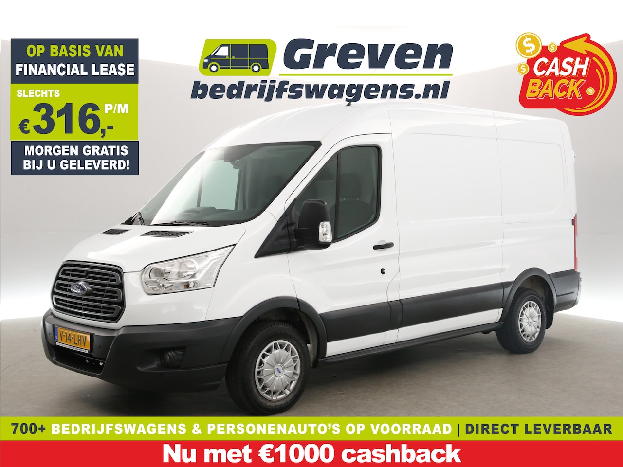 Ford Transit - 290 2.2 TDCI L2H2 | Koelwagen 1° | NACHTKOELING | Schappen | Airco | Camera | Cruise | LED - AutoWereld.nl