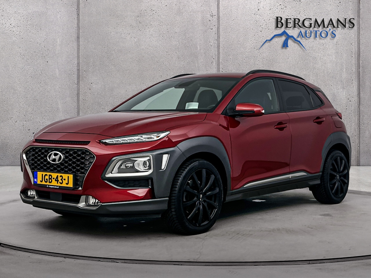 Hyundai Kona - 1.6 T-GDI 4WD Premium // DEALERONDERHOUDEN // LEDER // - AutoWereld.nl