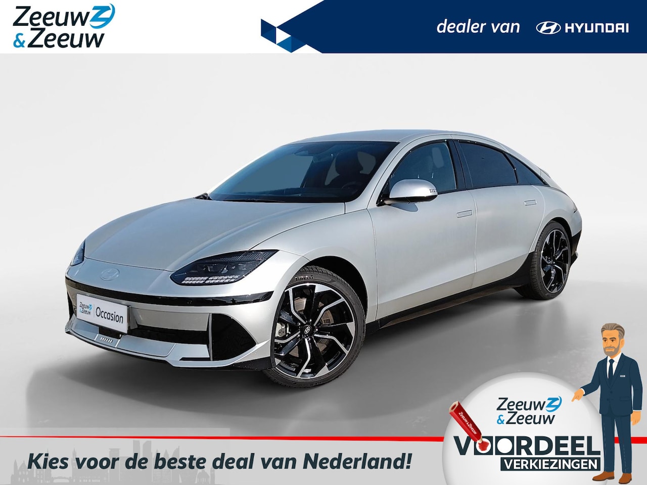 Hyundai IONIQ 6 - Lounge 77.4 kWh DIRECT UIT VOORRAAD | GEEN LEVERTIJD | BOUWJAAR 2025! - AutoWereld.nl
