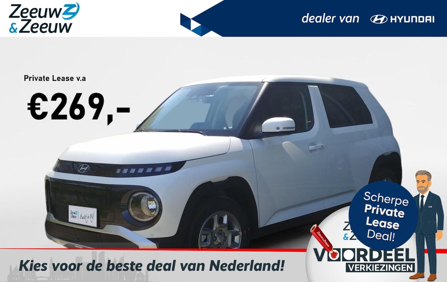 Hyundai Inster - 42 kWh / E-Motion | RUIM €3.000,- KORTING! | UIT VOORRAAD LEVERBAAR! | 269,- PER MAAND PRI - AutoWereld.nl