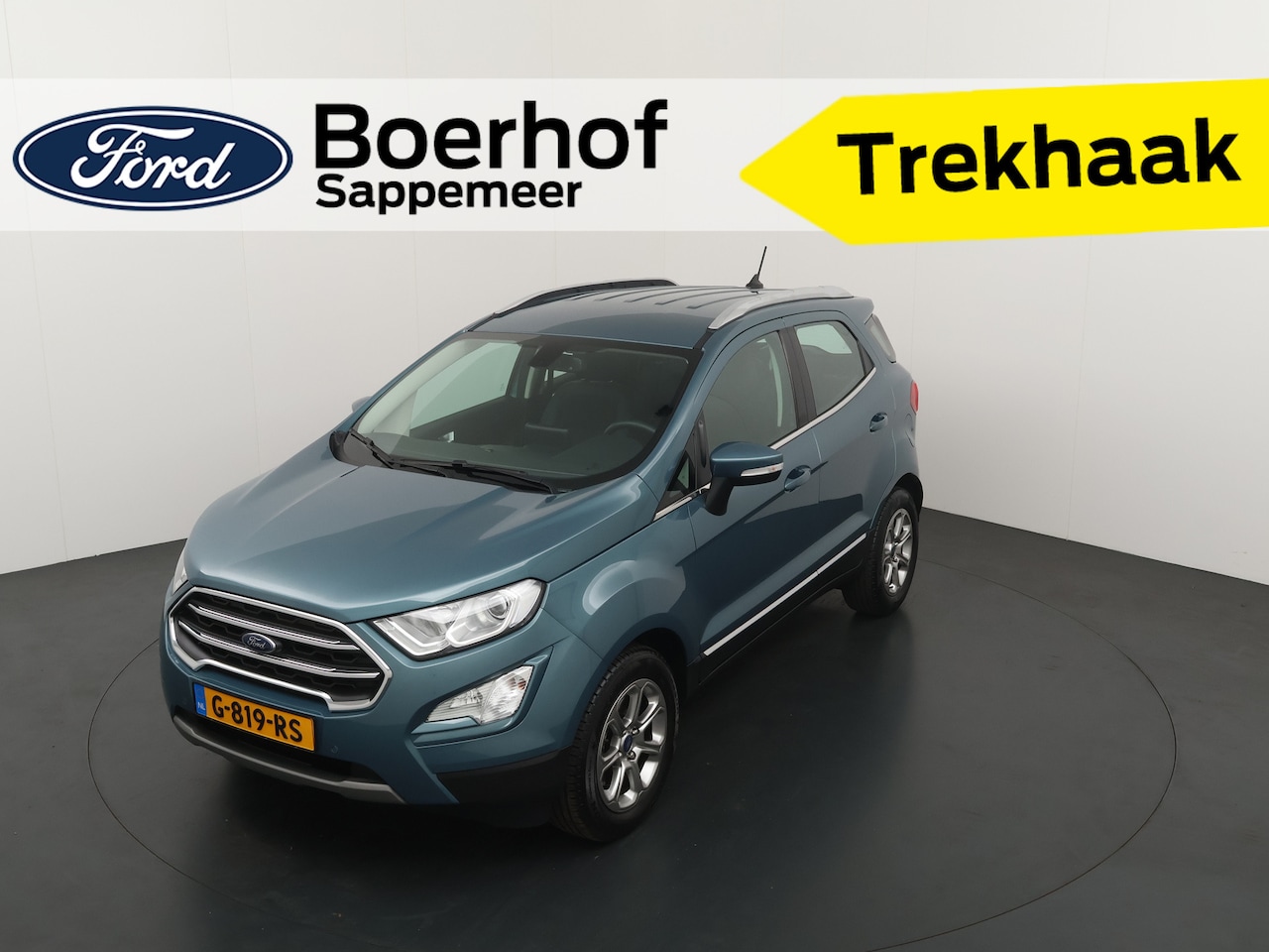 Ford EcoSport - EcoBoost 125PK Titanium | Trekhaak I Navi I Clima I Cruise I 100% dealeronderhouden | - AutoWereld.nl