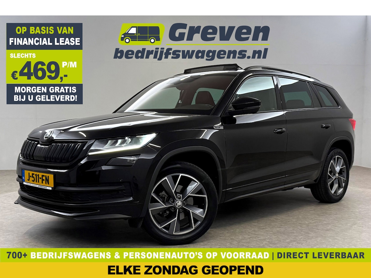 Skoda Kodiaq - 1.5 TSI Sportline Business | Pano | Virtual | Sfeerverl. | Memory | Carplay | Trekh. | Ada - AutoWereld.nl