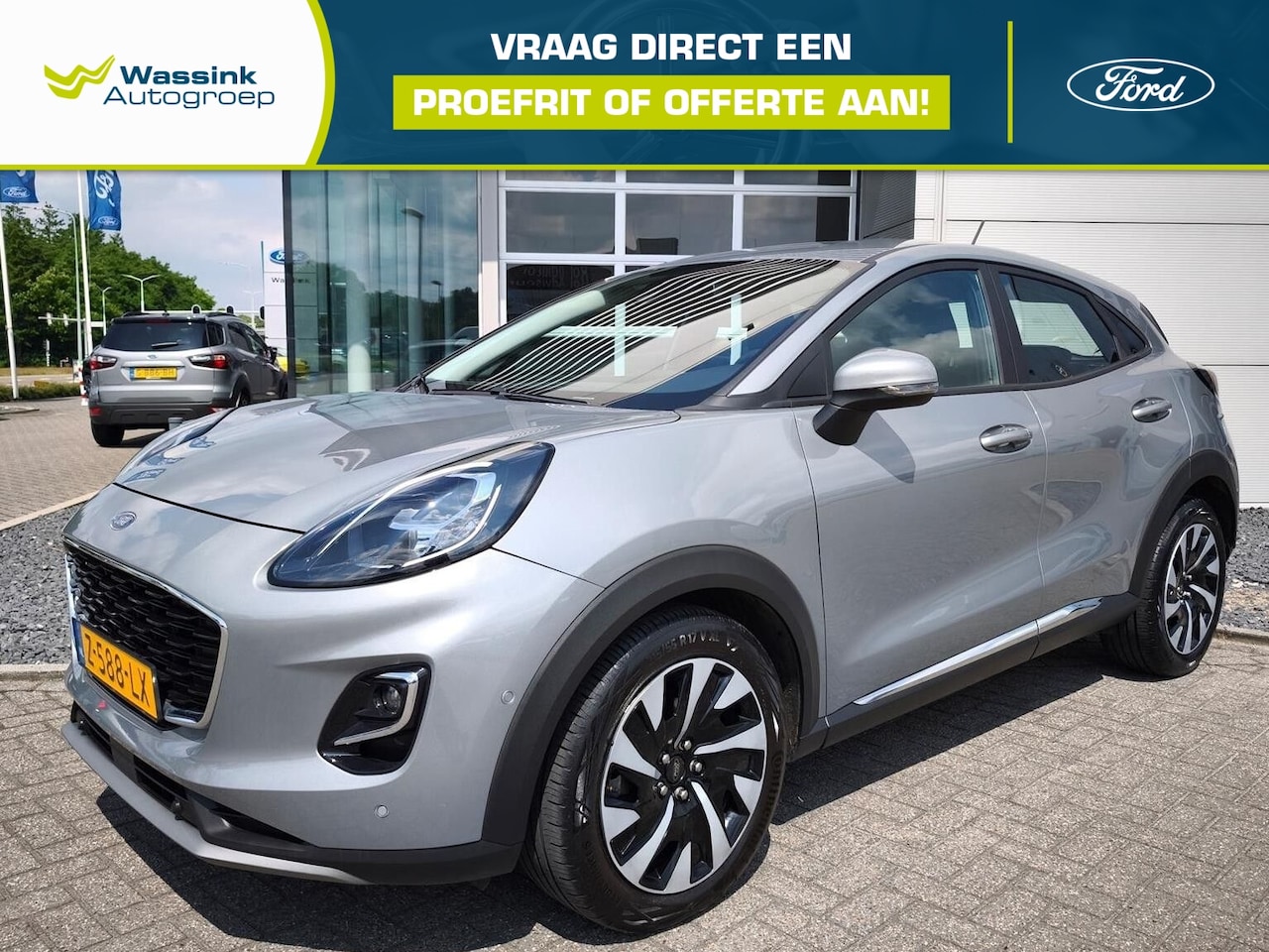 Ford Puma - 1.0i Ecoboost Hybrid 125pk Titanium | Camera | Navigatie | Winter pack - AutoWereld.nl