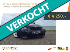 BMW 5-serie - 545i Executive I BOMVOLL I LPG I M PAKKET