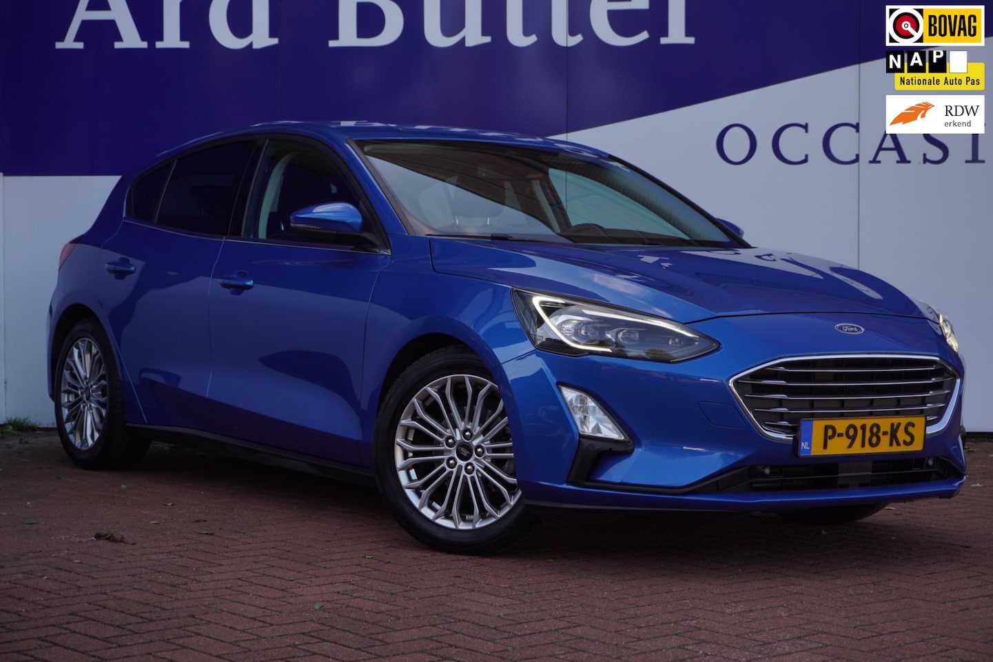 Ford Focus - 1.0 EcoBoost 125 PK Hybrid ST Line Business+Led+Navigatie+Camera+stuur&stoel-verw+17"lmv = - AutoWereld.nl