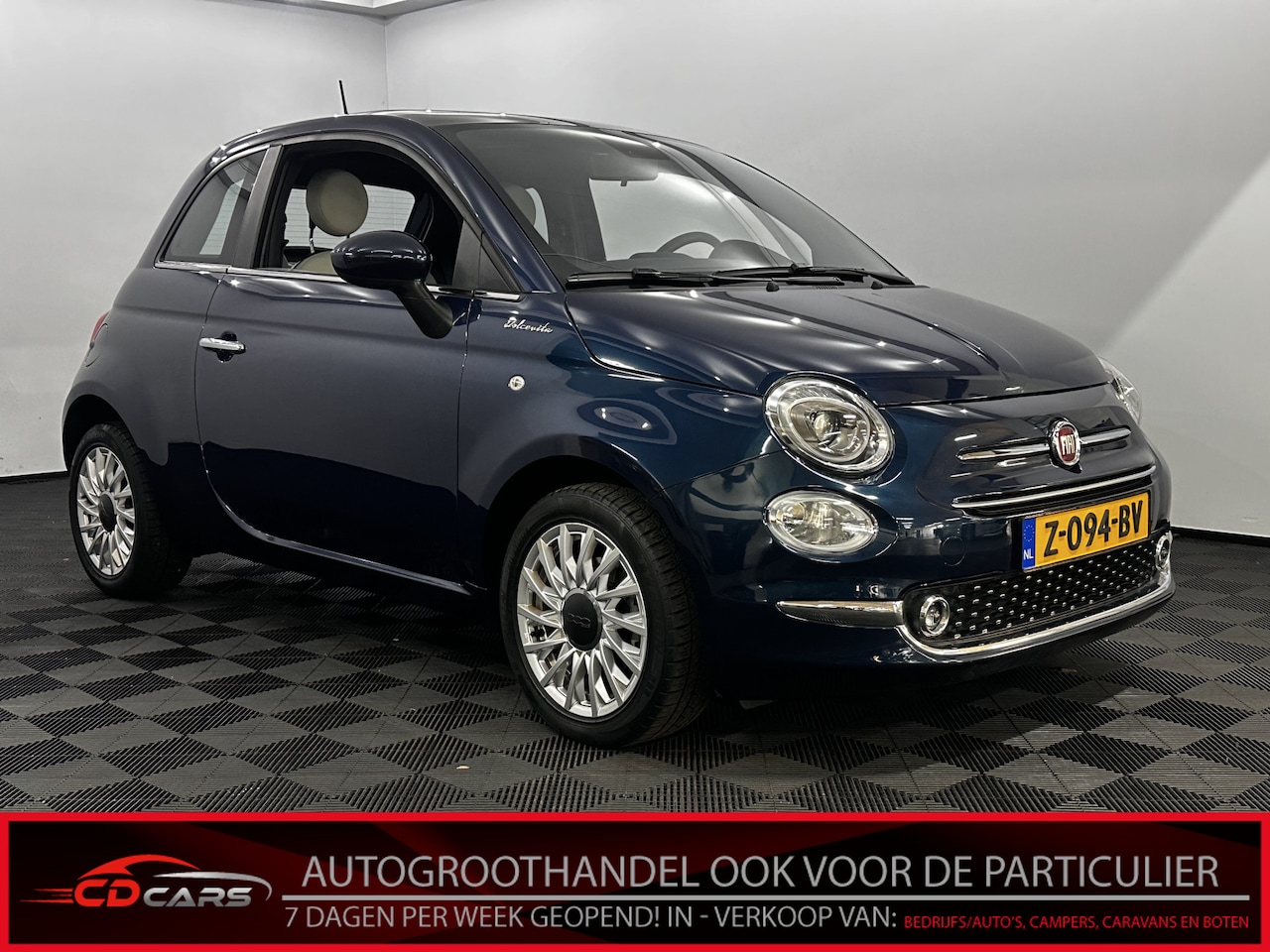 Fiat 500 - 1.0 Hybrid Dolcevita Pano, Leer,   Airco - AutoWereld.nl