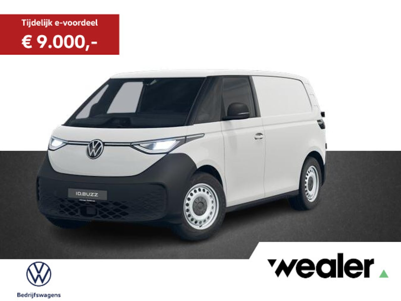 Volkswagen ID. Buzz Cargo - Bedrijfswagens Economy Business Elektromotor 210 kW (286 pk) 2988 - AutoWereld.nl