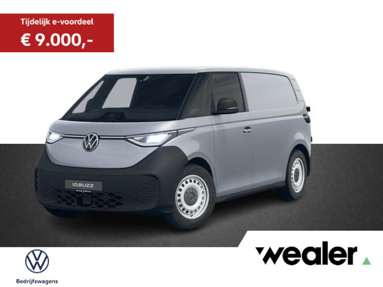 Volkswagen ID. Buzz Cargo - Bedrijfswagens Economy Business Elektromotor 210 kW (286 pk) 2988 - AutoWereld.nl