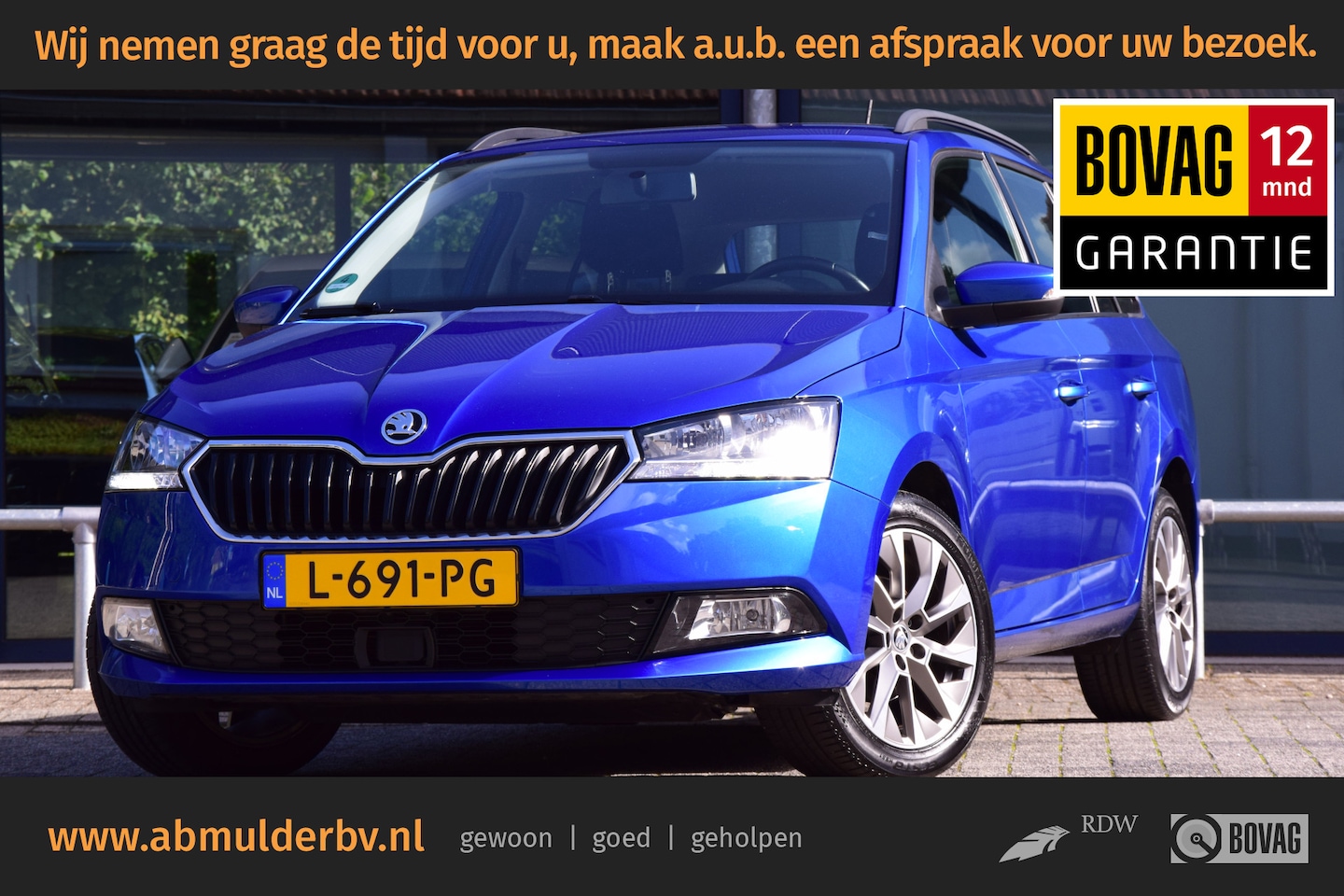 Skoda Fabia Combi - 1.0 TSI 96PK Business Edition | Org. NL | BOVAG Garantie | Trekhaak | Cruise Control | 16' - AutoWereld.nl