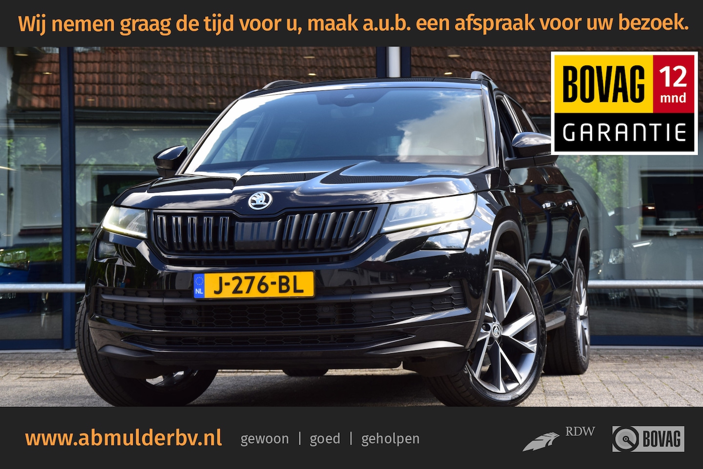 Skoda Kodiaq - 1.5 TSI 150PK Sportline Business DSG Automaat | incl. BOVAG Garantie | Org. NL | Trekhaak - AutoWereld.nl