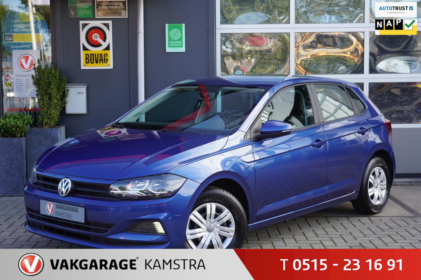 Volkswagen Polo - 1.0 Comfortline 5-deurs AIrco/Cruise/BTa - AutoWereld.nl