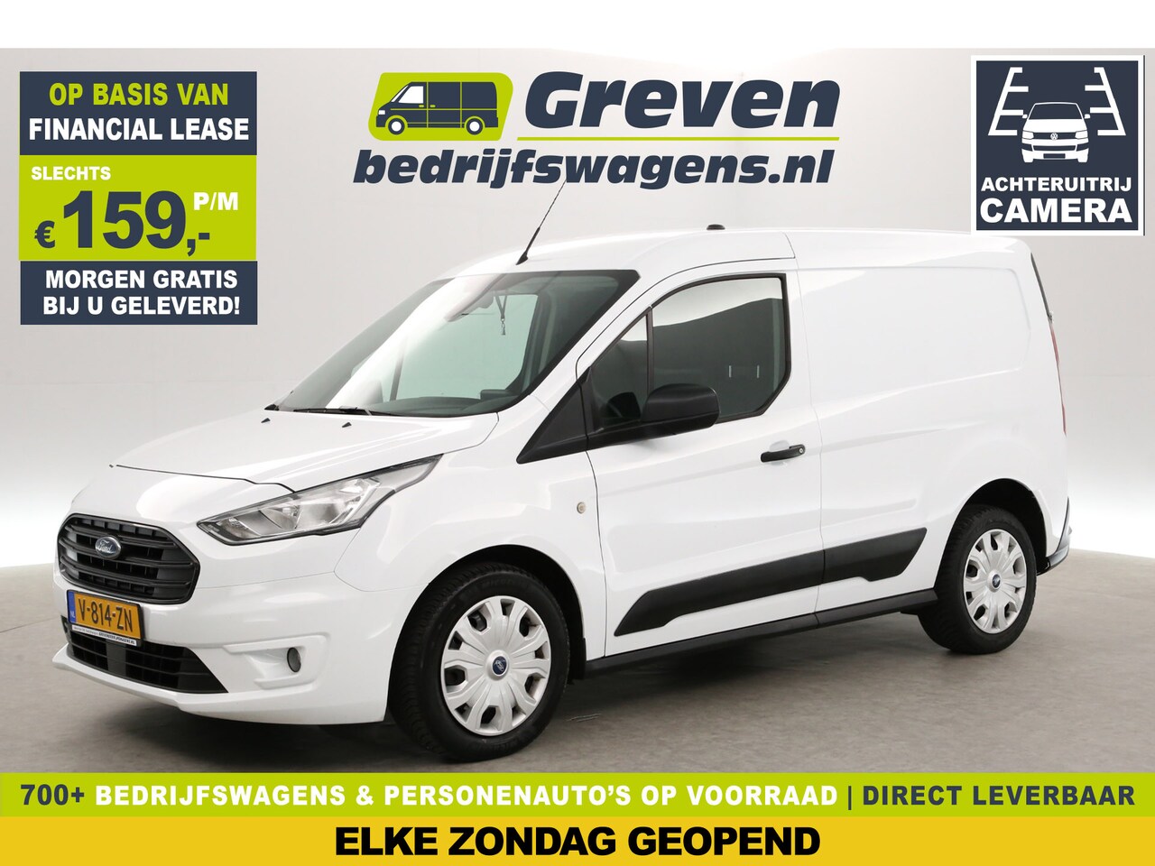 Ford Transit Connect - 1.5 EcoBlue L1H1 | Camera | Carplay | Cruise | Airco | 3-Zits | Parkeersens. | Navigatie - AutoWereld.nl