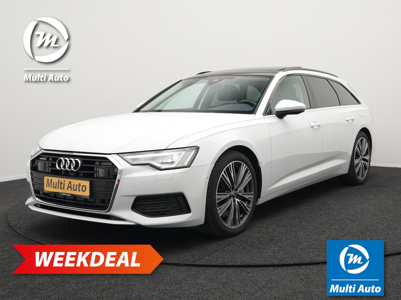 Audi A6 Avant - 50 TFSI e quattro S Line Plug in Hybrid PHEV | Panodak | Carplay | Adaptive Cruise | Leder - AutoWereld.nl