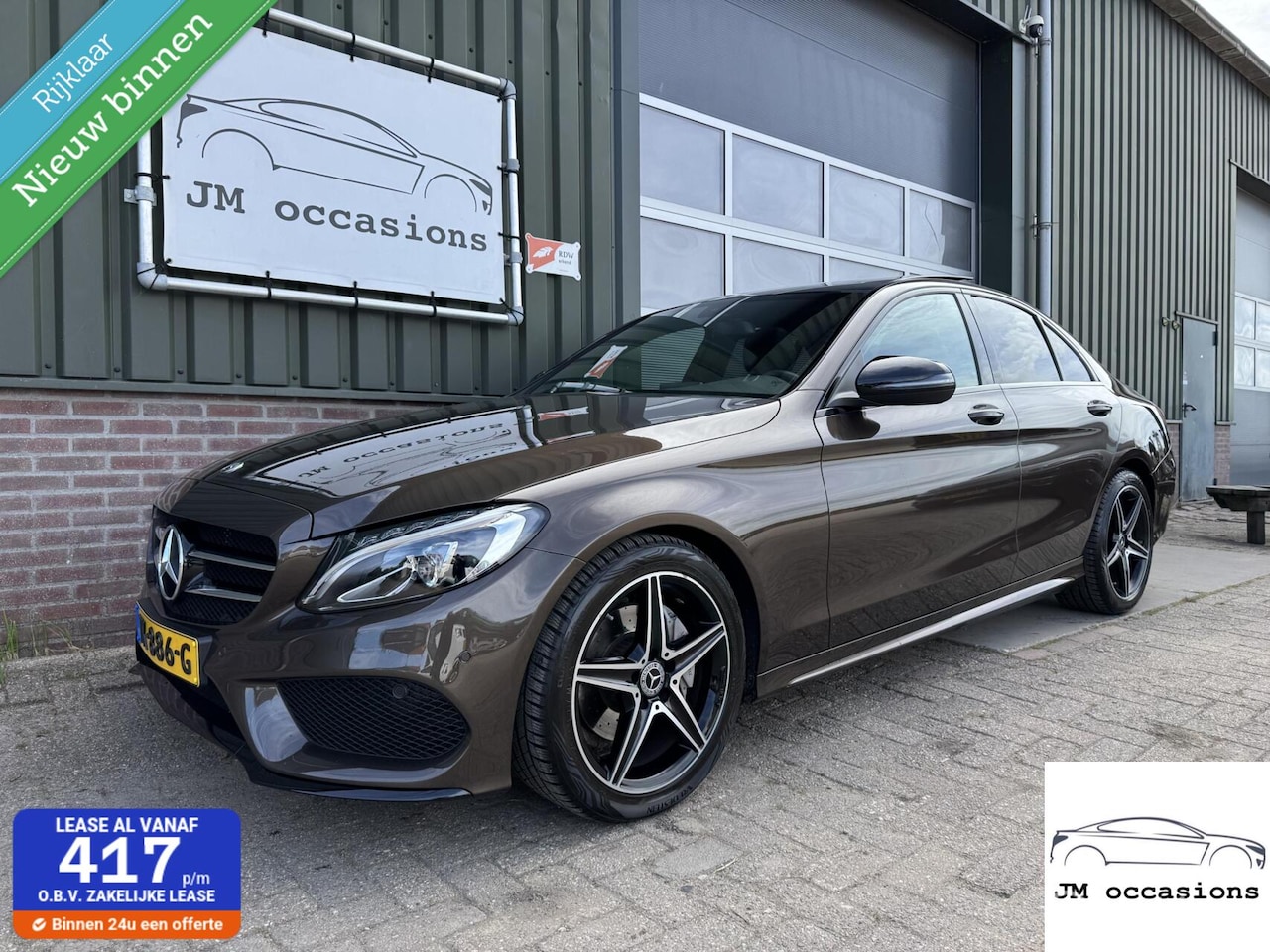 Mercedes-Benz C-klasse - 180 AMG Edition|Pano|Camera|Clima|Leder| - AutoWereld.nl