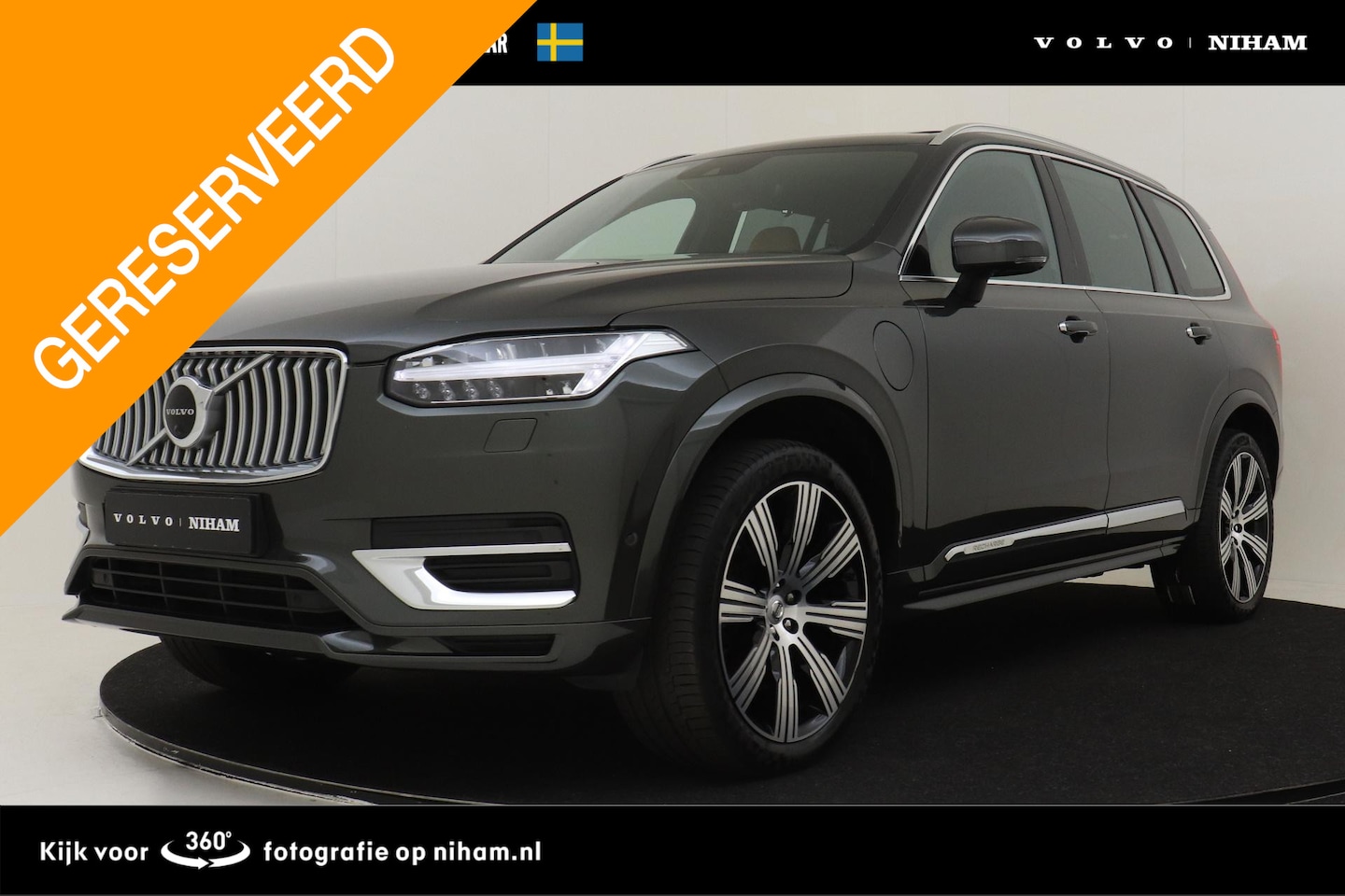 Volvo XC90 - T8 RECHARGE AWD INSCRIPTION *FULL OPTIONS!* -PANO.DAK|LUCHTVERING|AUT.PARKEREN|BOWERS&WILK - AutoWereld.nl