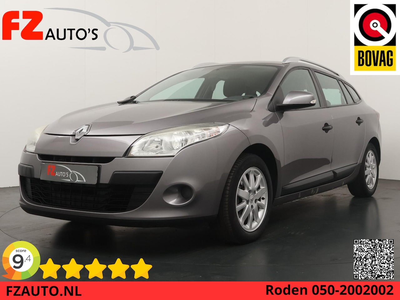Renault Mégane Estate - 1.6 Authentique - Airconditioning - Elektrische ramen - Centrale vegrendeling + afst.bed. - AutoWereld.nl