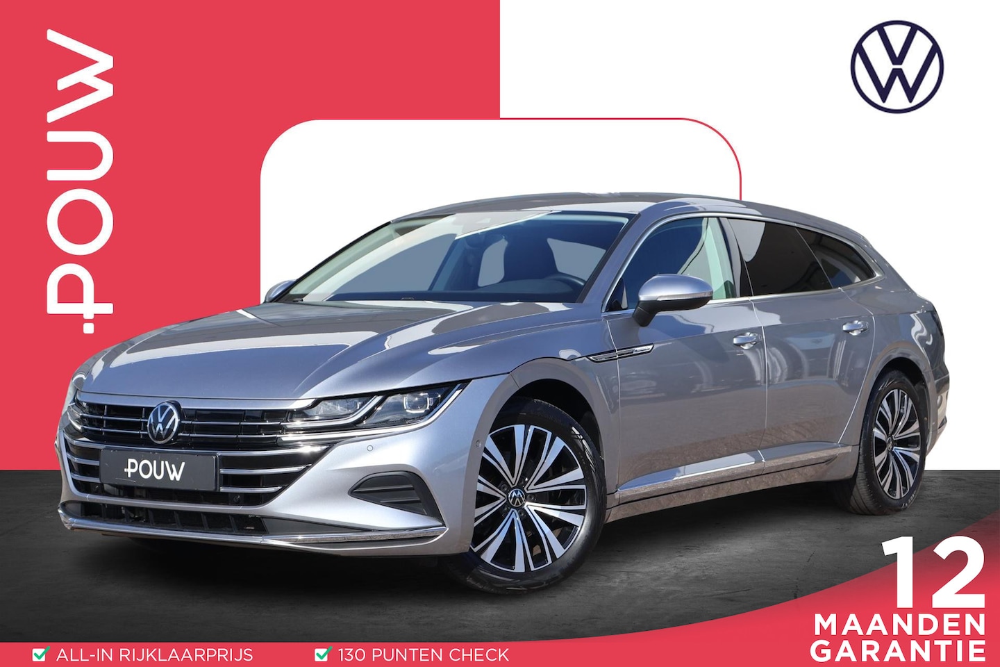 Volkswagen Arteon Shooting Brake - 1.4 TSI 218pk eHybrid Elegance Business+ | SoH 92% | Trekhaak | Camera | Adaptive Cruise - AutoWereld.nl