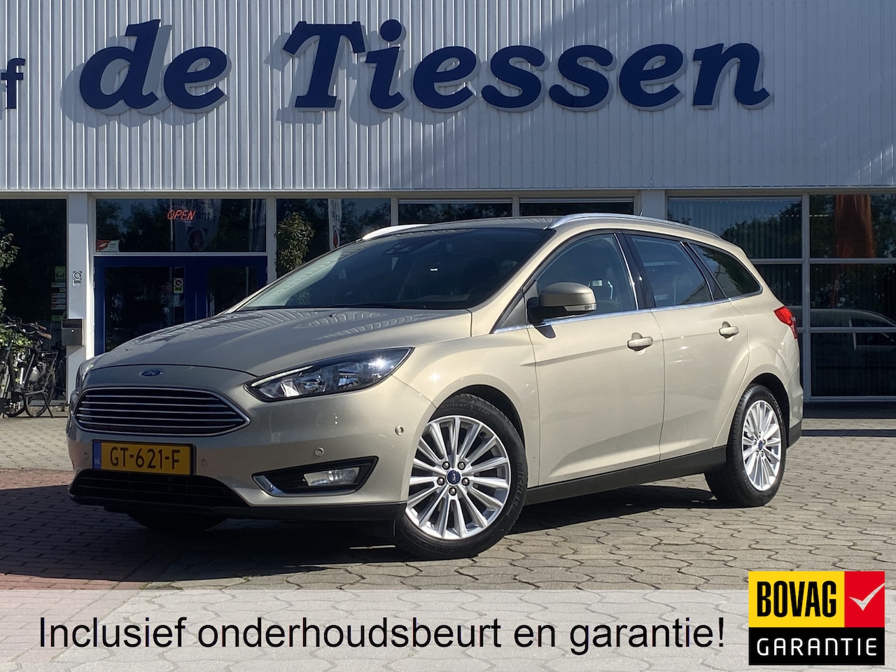 Ford Focus Wagon - 1.0 Titanium Edition 126PK Camera, Navi, Cruise, Rijklaar met beurt & garantie! - AutoWereld.nl