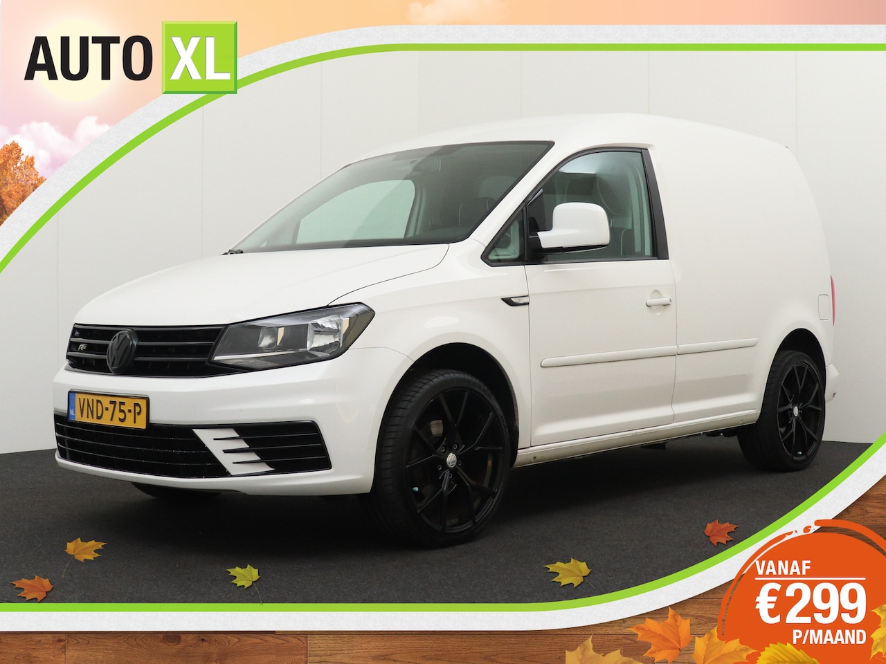 Volkswagen Caddy - 2.0 TDI L1H1 R-Line 19' LMV Leder Carplay Climate - AutoWereld.nl