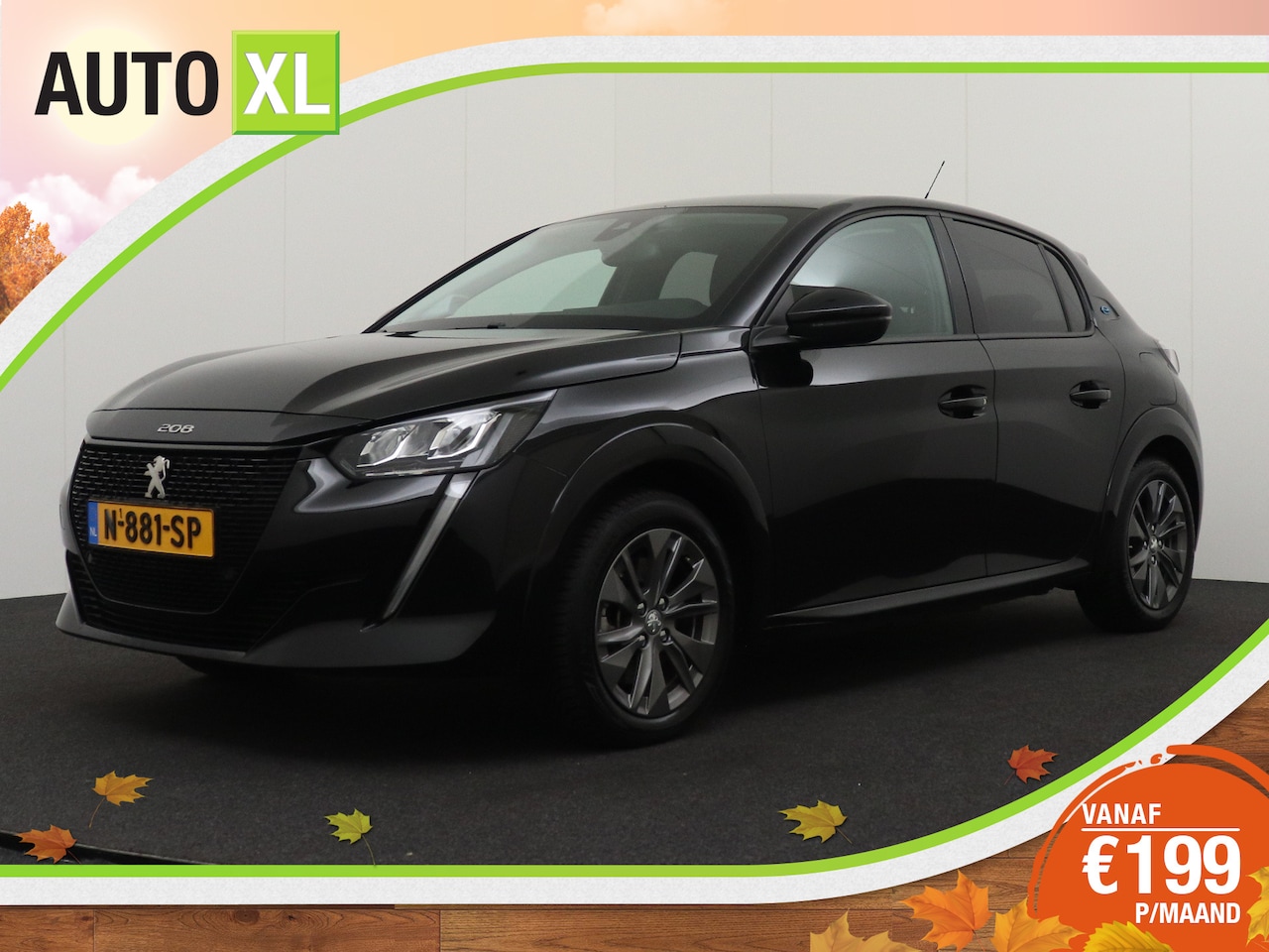 Peugeot e-208 - EV Allure 50 kWh Half-Leder Climate Carplay Park.sens DAB - AutoWereld.nl