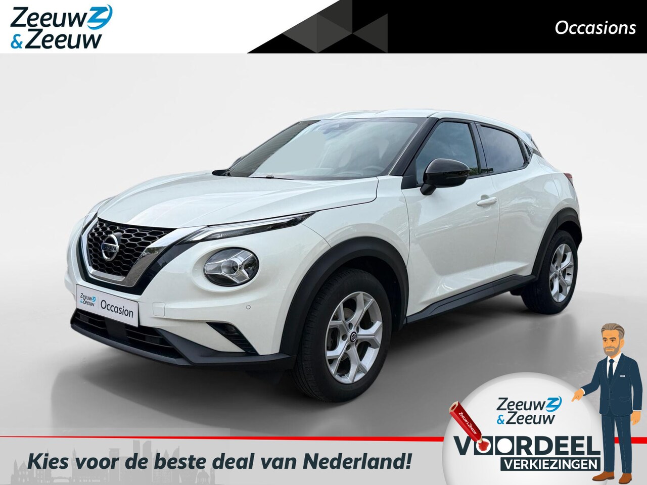 Nissan Juke - 1.0 DIG-T N-Connecta | Climate | Nav | Achteruitrijcamera | Radio | Lichtmetalen velgen | - AutoWereld.nl