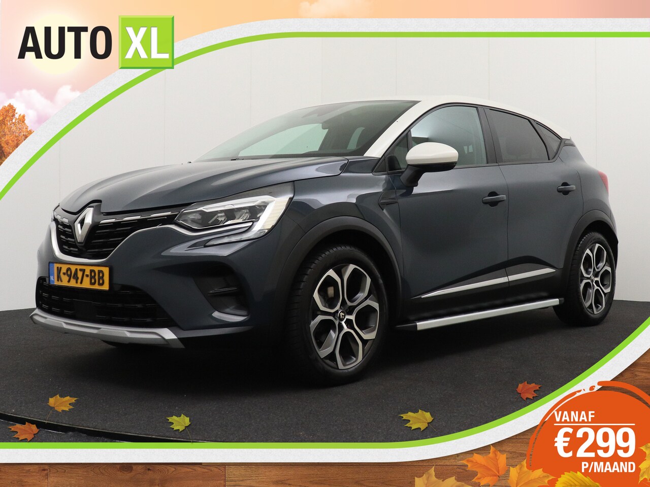 Renault Captur - 1.3 130 PK TCe Style+ Two Tone Trekhaak 18' LMV Side-step LED - AutoWereld.nl