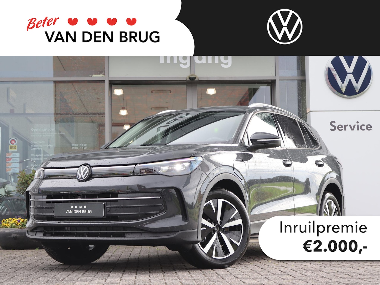 Volkswagen Tiguan - 1.5 eHybrid 204pk DSG Life Edition | Multimedia pakket | 19" Catania | Assistance pakket p - AutoWereld.nl