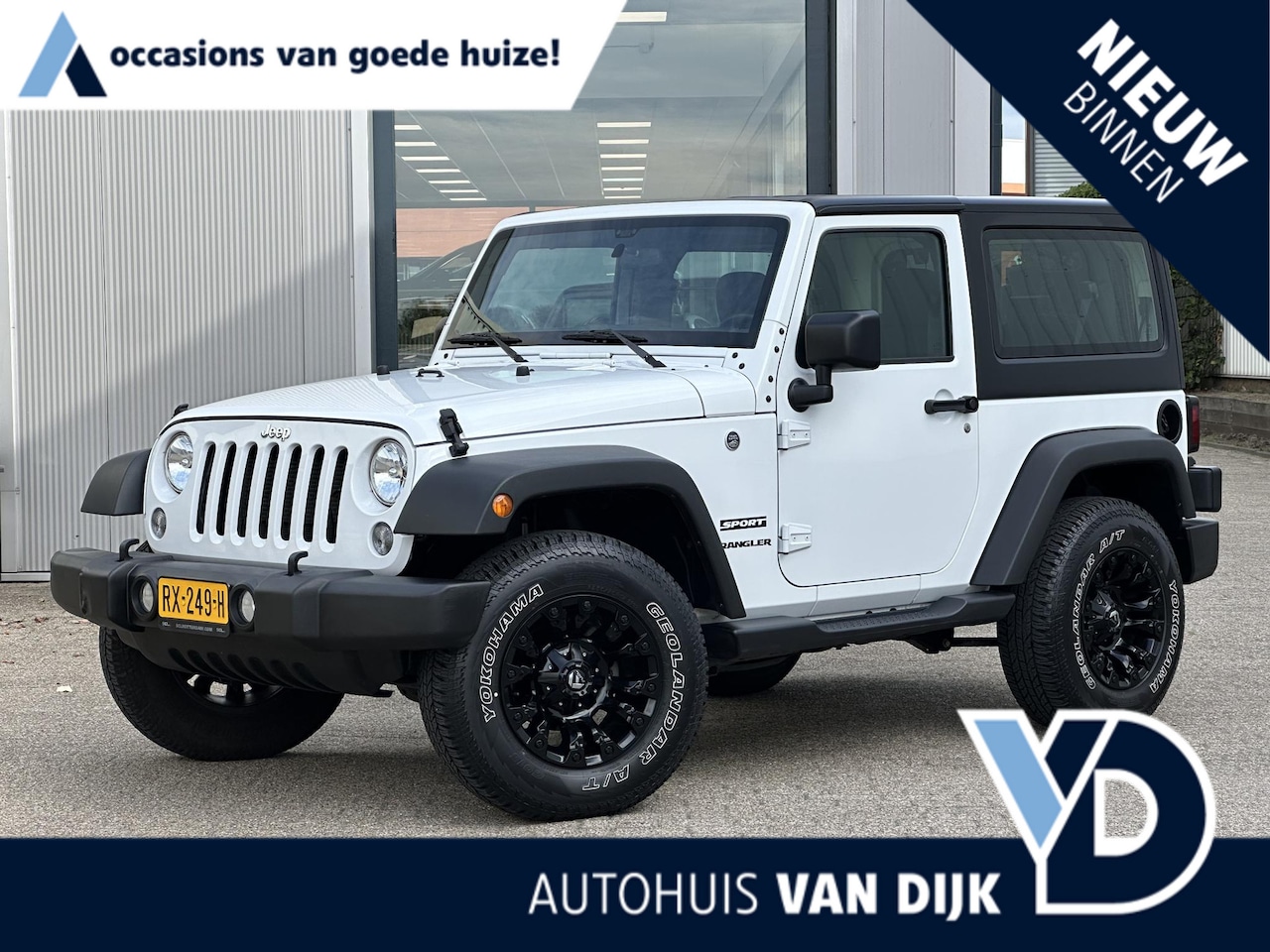 Jeep Wrangler - 3.6 Sport Hardtop en Softop - AutoWereld.nl