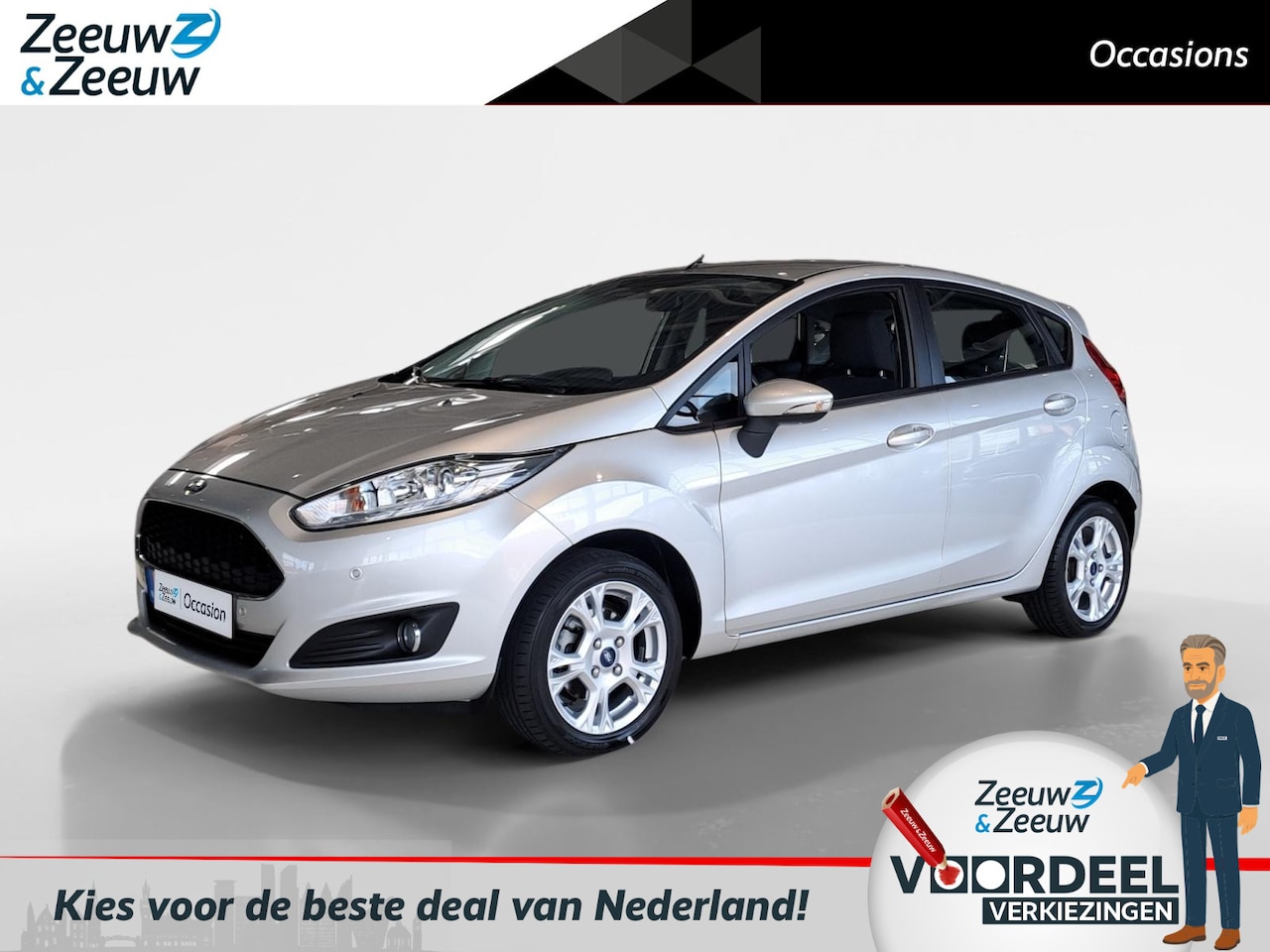 Ford Fiesta - 1.0 Style Ultimate Navi | Climate & Cruise control | Lichtmetalen velgen | Metallic lak | - AutoWereld.nl
