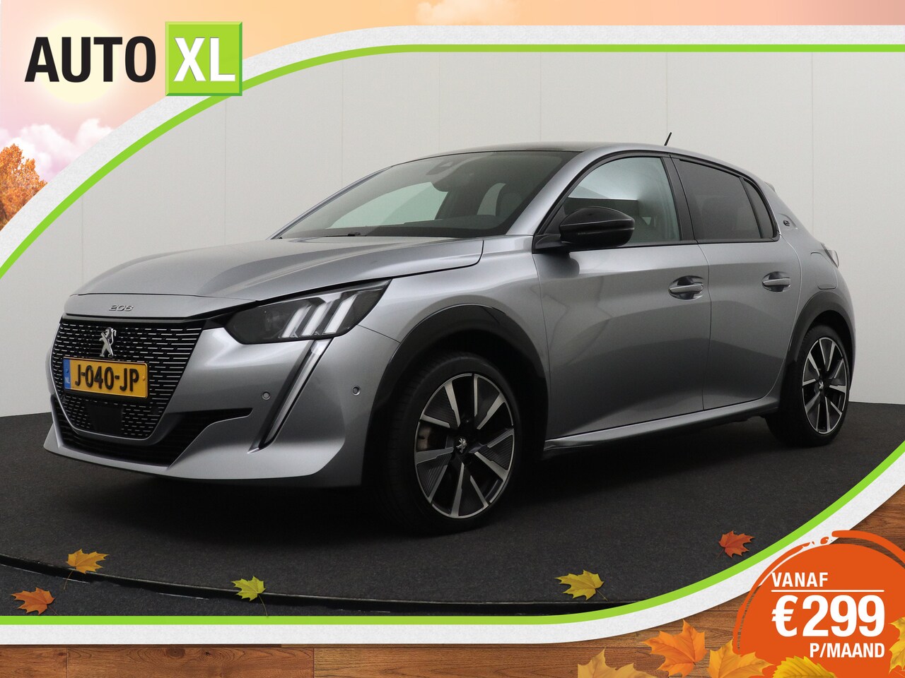 Peugeot e-208 - EV GT 350 50 kWh Pano-dak Half-Leder Adapt.Cruise Dodehoek - AutoWereld.nl
