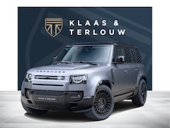 Land Rover Defender 110 - 2.0 P300e X-Dynamic HSE / Charcoal Metallic matt wrap / Urban velgen / Ebony leather / Uit