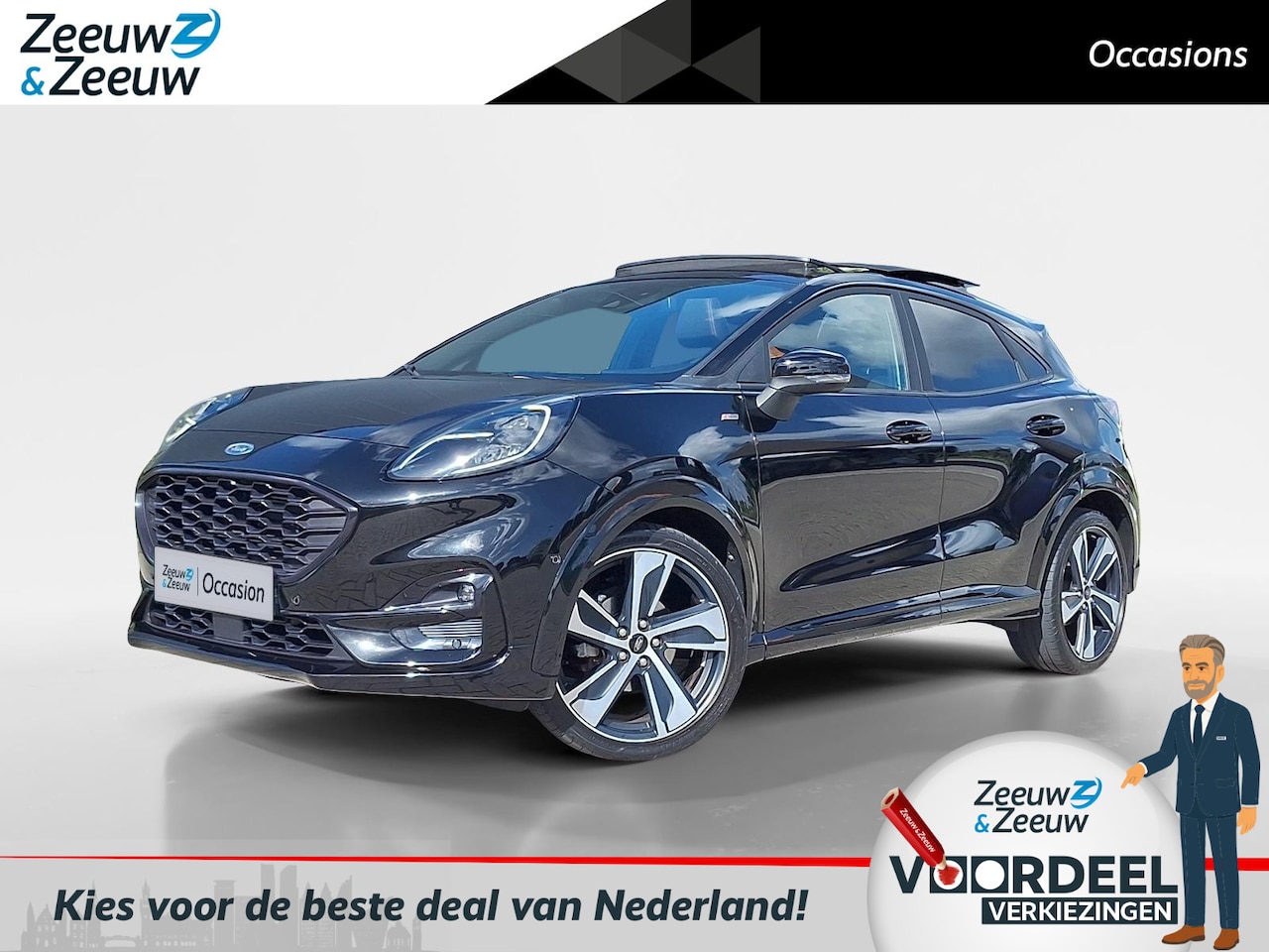 Ford Puma - 1.0 EcoBoost Hybrid ST-Line X First Edition | Winterpack | Driver Assistancepack | Matrix - AutoWereld.nl