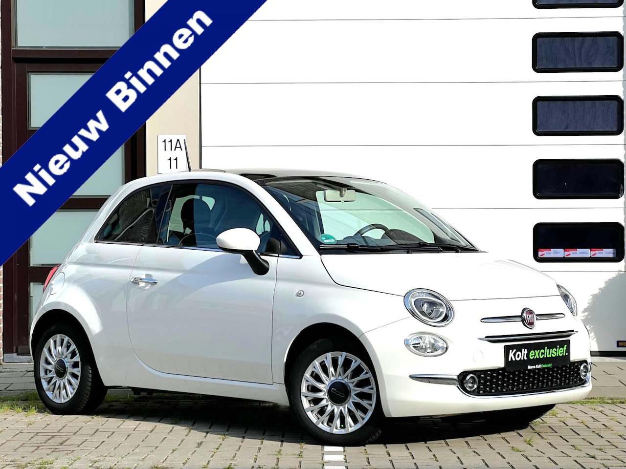 Fiat 500 - 1.2 Lounge / Airco / Panoramadak / Park Sensors / 58000 KM / 15" LM Velgen / WW Glas / Nie - AutoWereld.nl