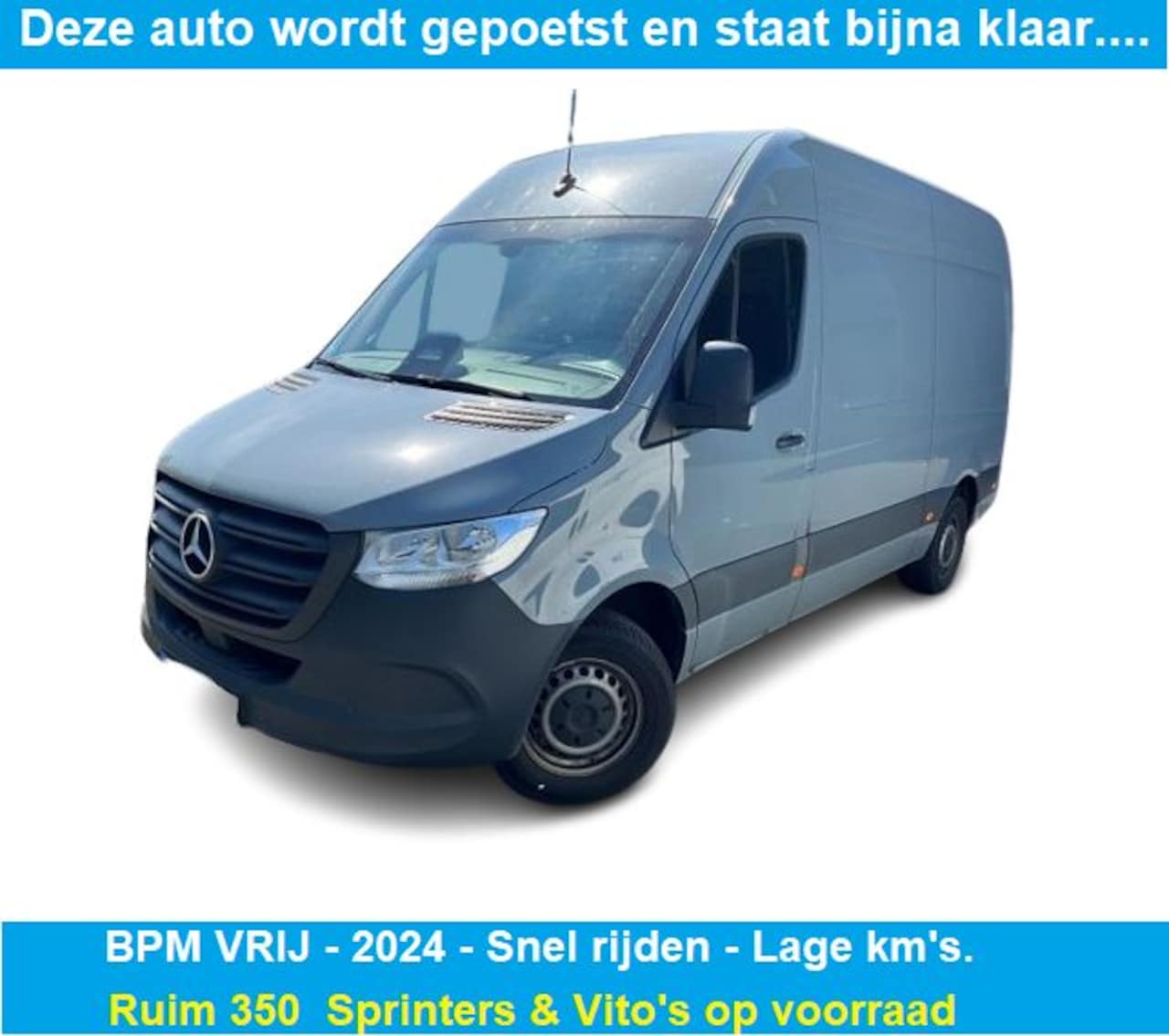 Mercedes-Benz Sprinter - 317 CDi L2H2 | PRO | Cruise | Camera | Navi | App | 3.5t AHK voorb. - AutoWereld.nl