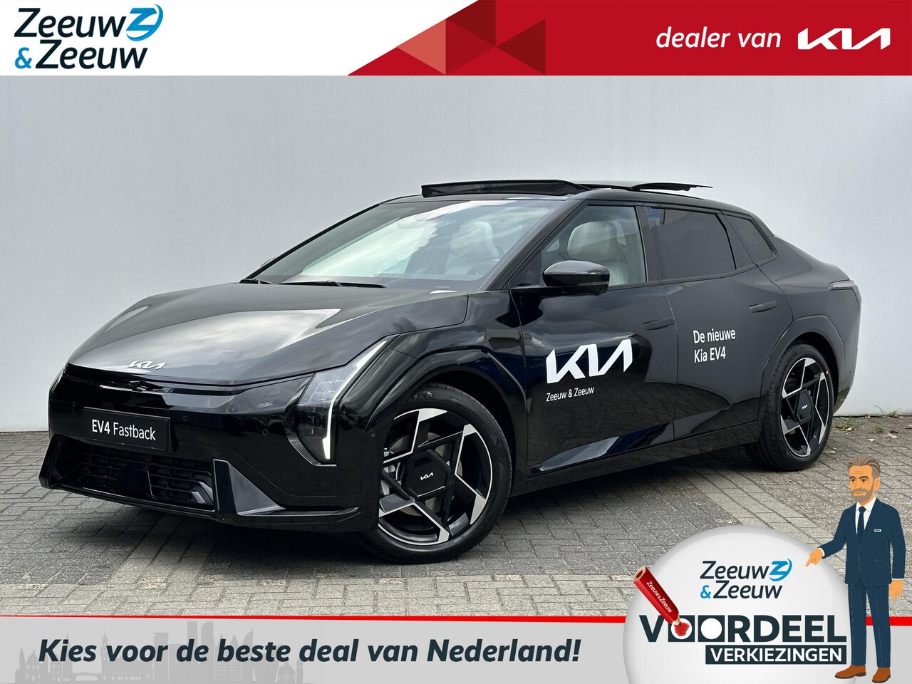 Kia EV4 Fastback - GT-PlusLine 81.4 kWh | *Boek nu uw Proefrit* | *Nu met €2.000 korting* | *612km Actieradiu - AutoWereld.nl