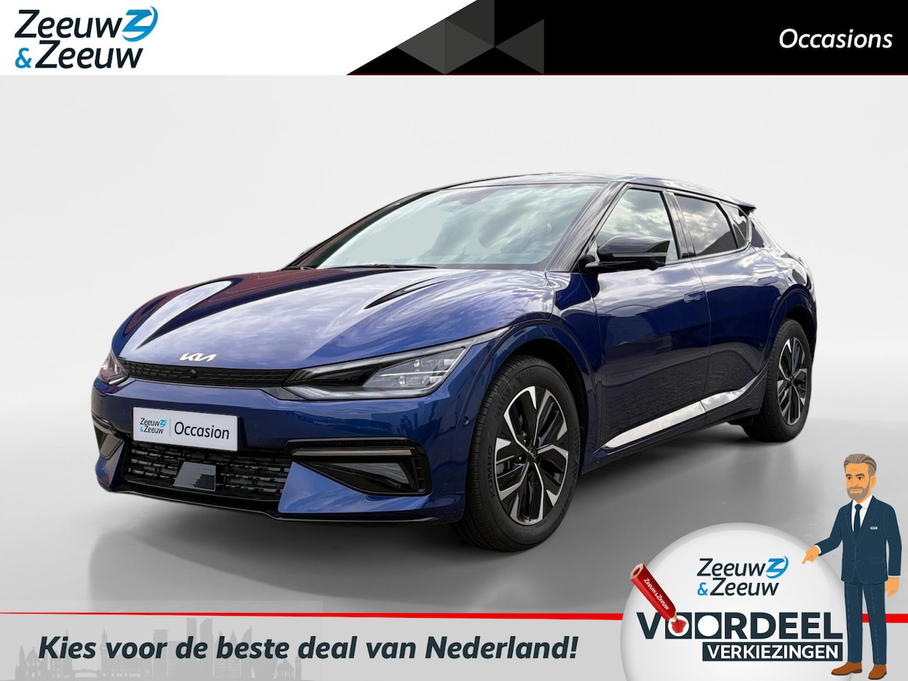 Kia EV6 - GT-Line 77.4 kWh | Dealer onderhouden | Schuif-kanteldak | Stuur- en stoelverwarming | Sto - AutoWereld.nl
