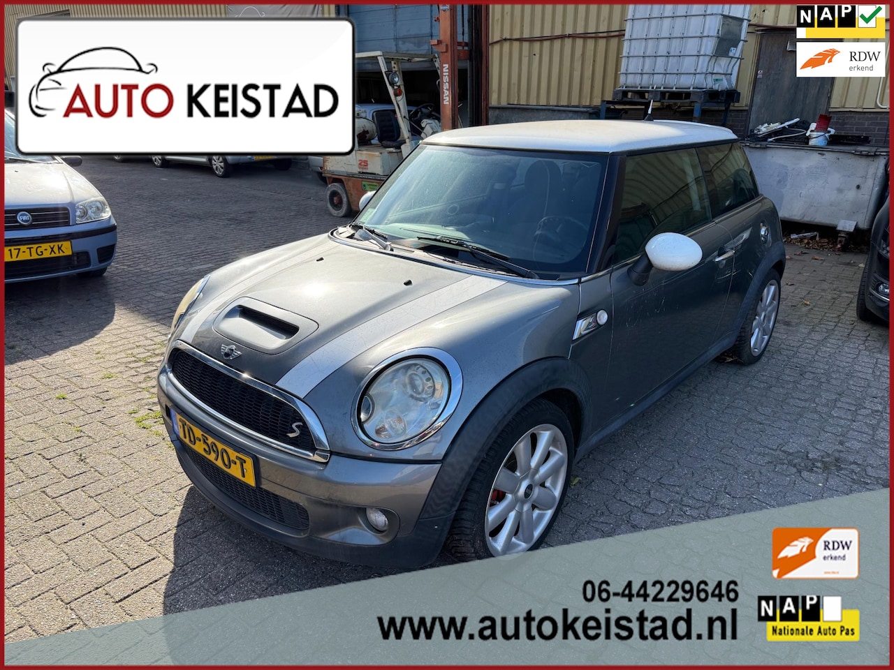 MINI Cooper S - Mini 1.6 174PK LEDER/CLIMA! MOTOR DEFECT! - AutoWereld.nl