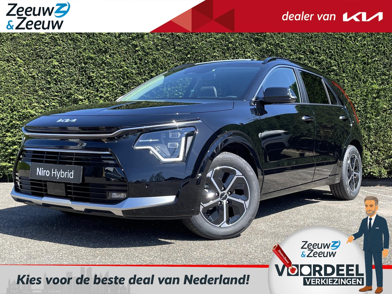 Kia Niro - 1.6 GDi Hybrid DynamicPlusLine | Enkele kleuren op voorraad bel voor info | Incl €3.250,- - AutoWereld.nl