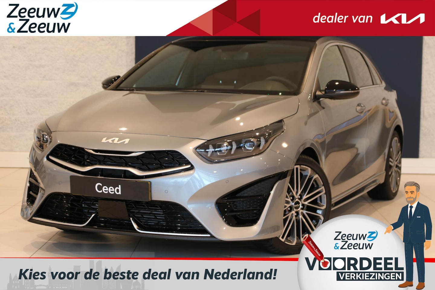 Kia Cee'd - Ceed 1.5 T-GDi GT-PlusLine | €4500,- inruilpremie |  Navi | Camera | JBL | Stoelverwarming - AutoWereld.nl
