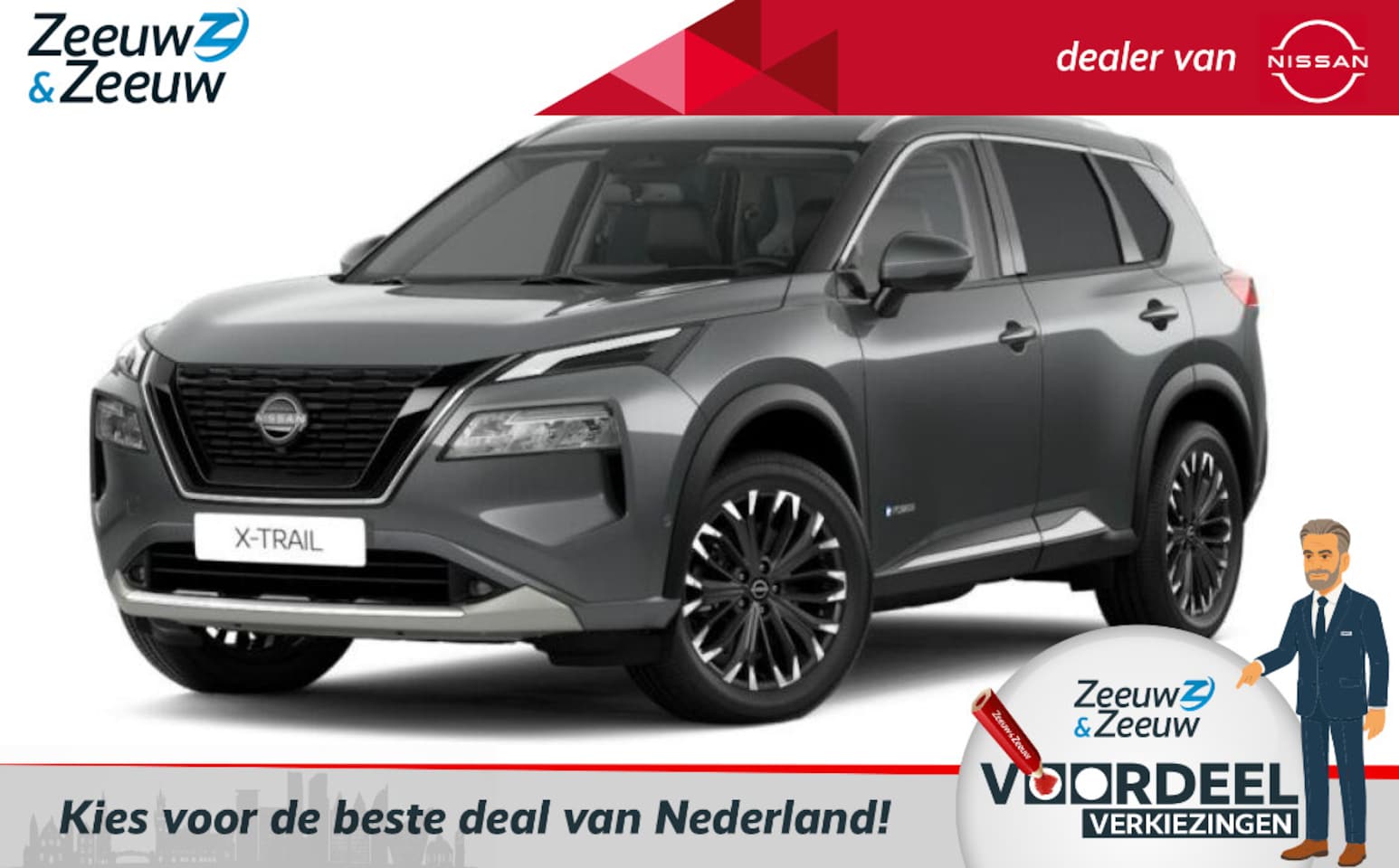 Nissan X-Trail - 1.5 e-Power Tekna | PRO-PILOT | € 1.500,= VOORRAAD KORTING | LEDER INTERIEUR | - AutoWereld.nl
