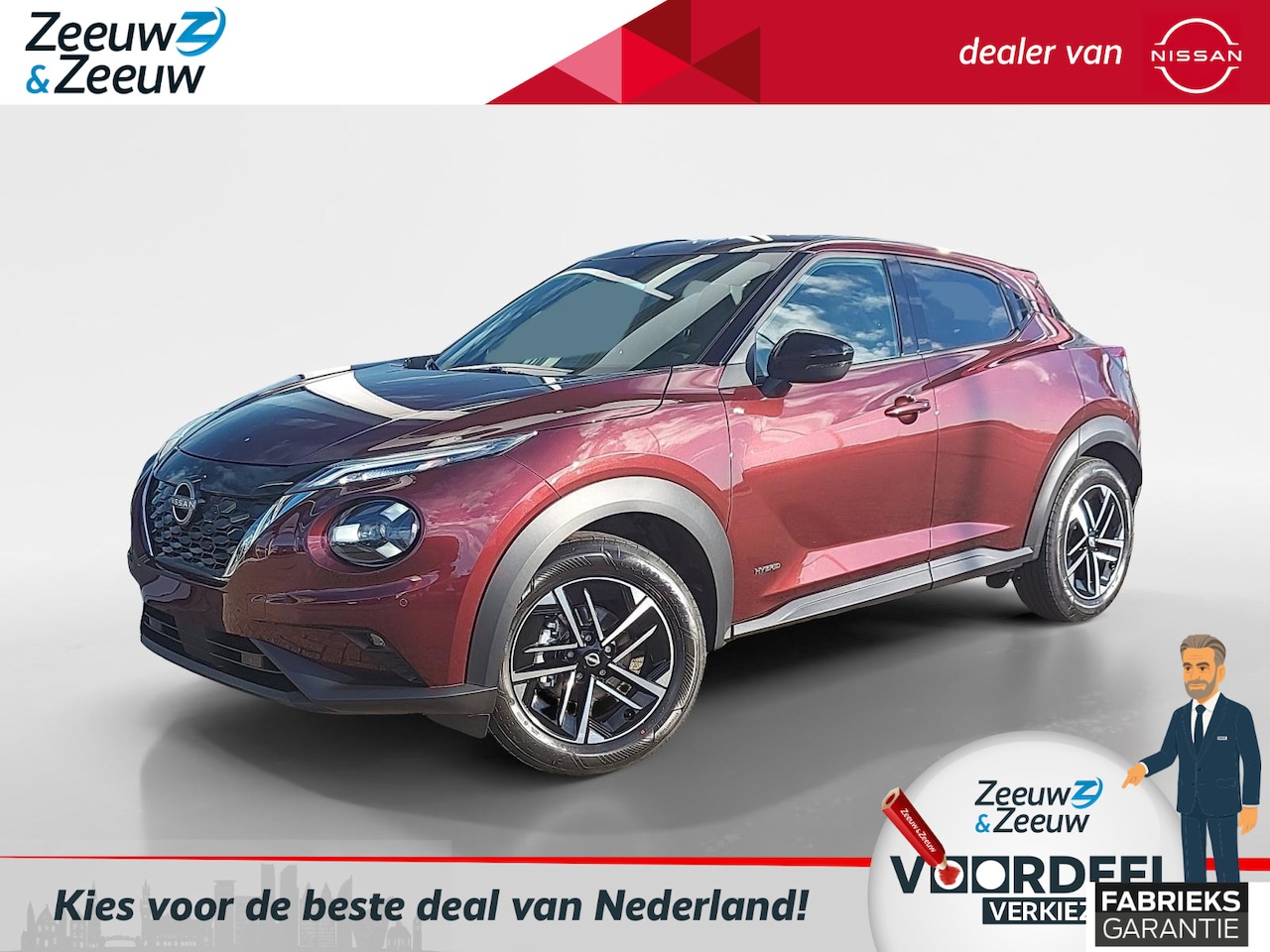 Nissan Juke - 1.6 Hybrid N-Connecta | Nu in prijs verlaagd inclusief €600.-- inruilpremie | Achteruitrij - AutoWereld.nl