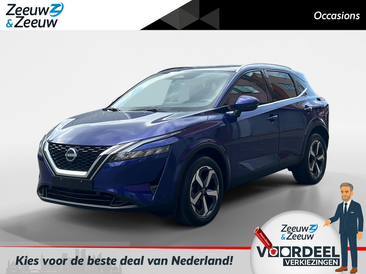 Nissan Qashqai - 1.3 MHEV N-Connecta | Panoramadak| Navigatie| Carplay/Android auto|360 graden camera| Adap - AutoWereld.nl